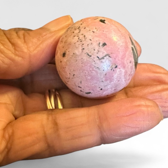 Peruvian Rhodonite Sphere - Picture 2 of 5